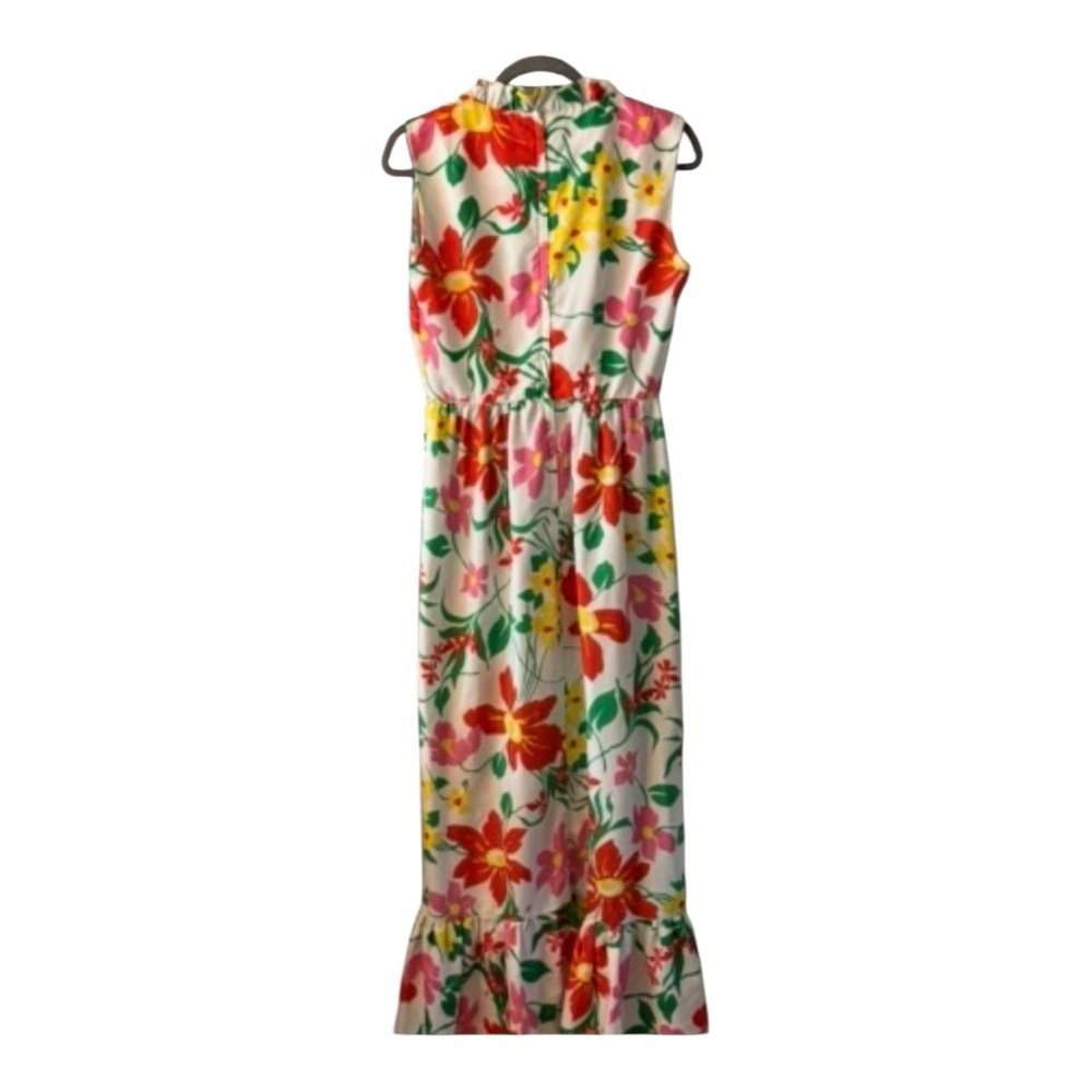 Vintage 1970s Concept 70’s by Swirl Floral Maxi Dress (Polyester) – Size Small - Picture 3 of 8